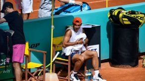 Nadal está un poco mejor de su problema estomacal