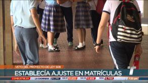 Cortizo objeta por inconveniente proyecto que establecía descuentos en colegios particulares