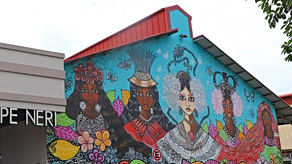 Mural ubicado en el Museo Afroantillano en ciudad capital. Alcaldía de Panamá&nbsp;