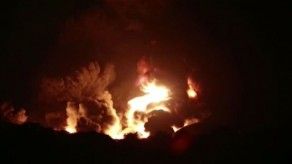 Nicaragua busca controlar incendio causado por explosión de tanques petroleros
