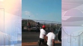 Acción de mujer en el puente pudo acabar en una reacción letal Acción de mujer en el puente pudo acabar en una reacción letal