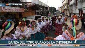 Realizan las tradicionales danzas del Toro Guapo de La Chorrera