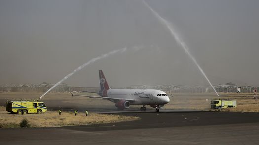El acuerdo de tregua contempló dos vuelos comerciales a la semana desde y hacia Saná con Jordania y Egipto.