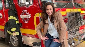 La actriz Patricia De León durante su participación en la serie Station 19.