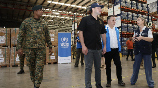 Estados Unidos despachó cinco camiones con 33.7 toneladas de ayuda humanitaria. Estados Unidos despachó cinco camiones con 33.7 toneladas de ayuda humanitaria.