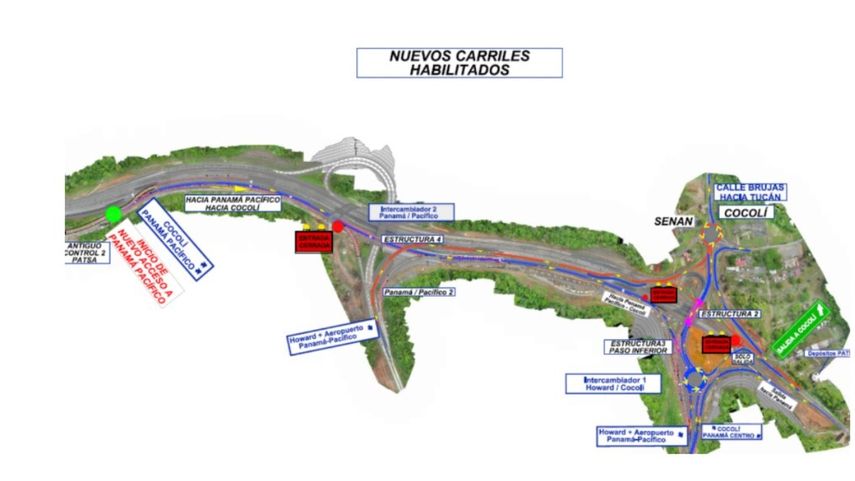 MOP informa sobre el uso de nuevos carriles