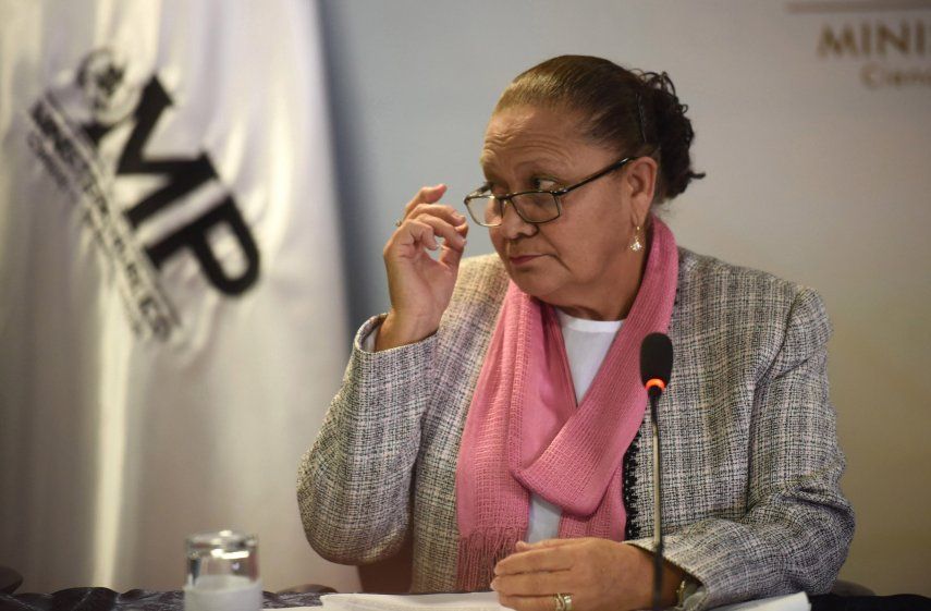 La fiscal general de Guatemala