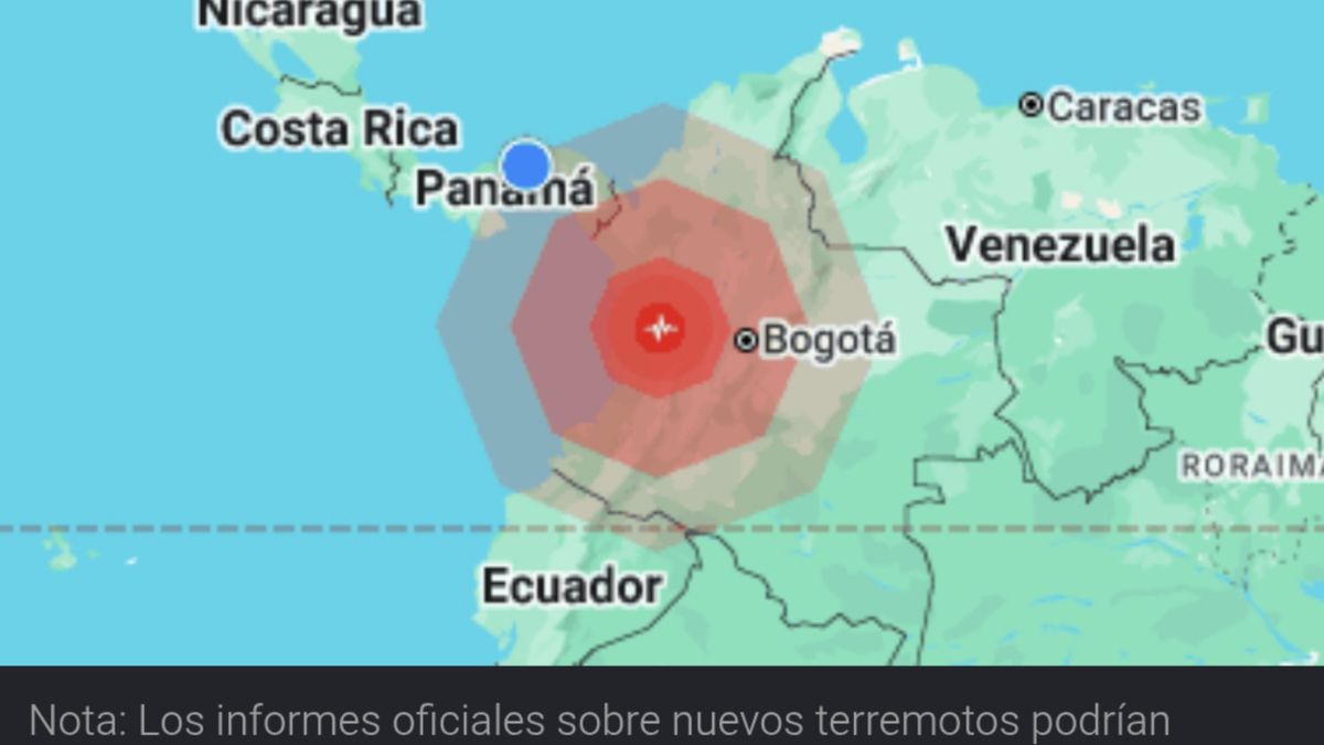 Sismo de magnitud aproximada de 6.4 sacude Colombia y se siente en el centro de Panamá
