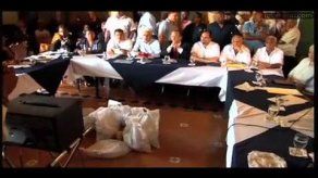 Familiares de víctimas en Colón rechazaron bolsas de comida del Gobierno