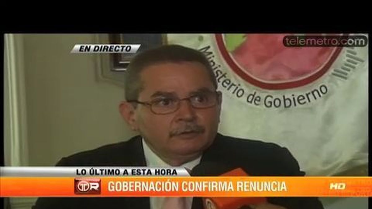 Gobernación Notifica Sobre Renuncia De Alcalde Bosco Vallarino