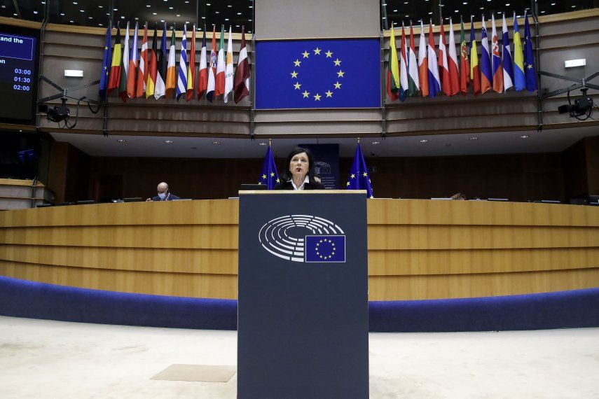 La vicepresidenta de la Comisión Europea