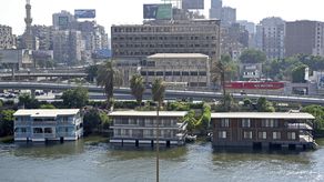 Casas flotantes del Nilo.