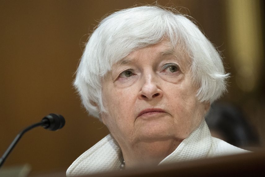 La secretaria del Tesoro de Estados Unidos Janet Yellen.