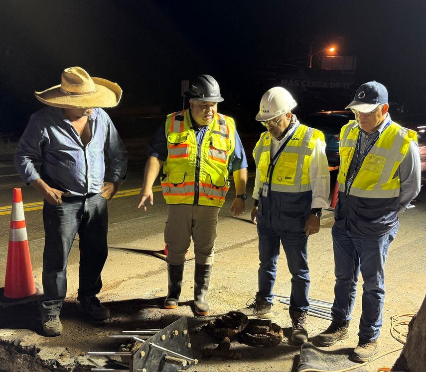 IDAAN encuentra válvula instalada en 1963