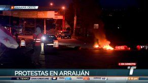 Más de ocho horas de cierre en diferentes puntos de Arraiján