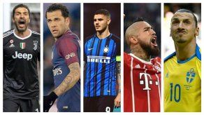 Estrellas del fútbol que verán el mundial por televisión