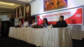 Realizan presentación de los precandidatos a la presidencia por el FAD
