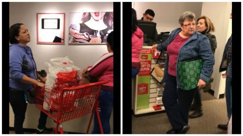 Conmociona en la red el video de una mujer discriminando a dos latinas