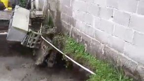 Colapsa parte de una residencia en Mano de Piedra