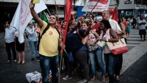Manifestaciones en Brasil a favor de Lula y Rousseff
