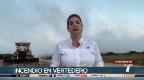 Alcaldesa de Penonomé pide apoyo de otras instituciones para atender incendio en el vertedero