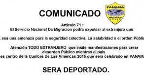 Desmienten supuesto comunicado sobre protestas durante Cumbre