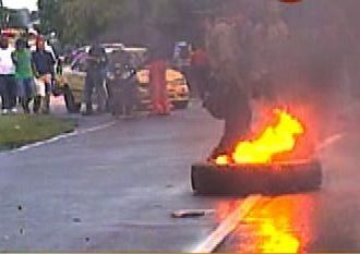 Continúan protestas en Colón por aprobación de proyecto de ZLC