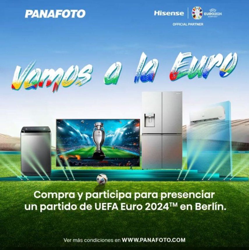 ¡Vamos A La Euro Con Panafoto Y Hisense!