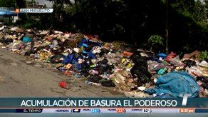 Residentes de El Poderoso protestaron por acumulación de basura