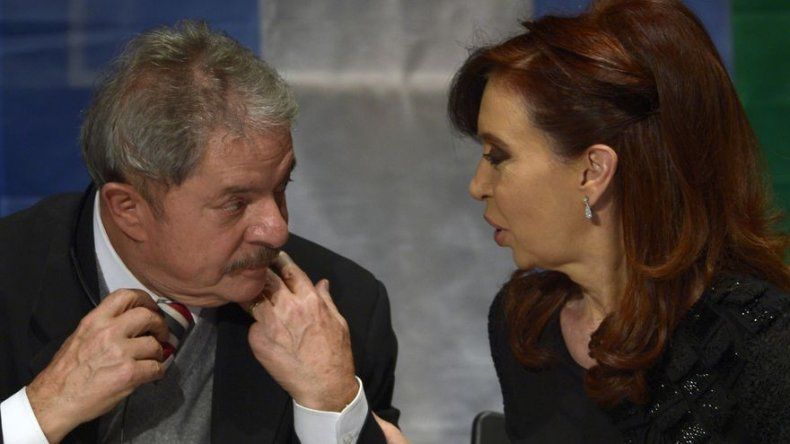 Lula y Evo hacen campaña con Scioli, candidato de Kirchner en Argentina