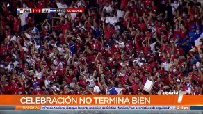 Fanáticos no utilizaron correctamente las mascarillas durante la celebración del triunfo de Panamá