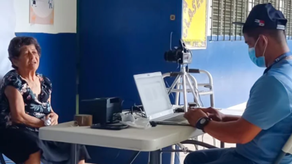 Proceso de identificación ciudadana del Tribunal Electoral.