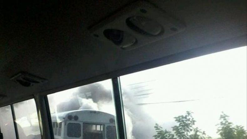 Diablo verde se incendia en la Vía Tocumen