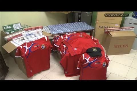 Decomisan más camisetas de la selección de Panamá falsificadas