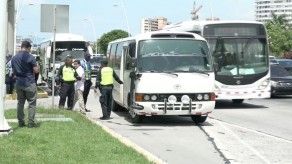 Desarrollan operativo de control a buses coaster Desarrollan operativo de control a buses coaster