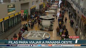 Larga espera y pocos buses para residentes de Panamá Oeste en Terminal de Albrook