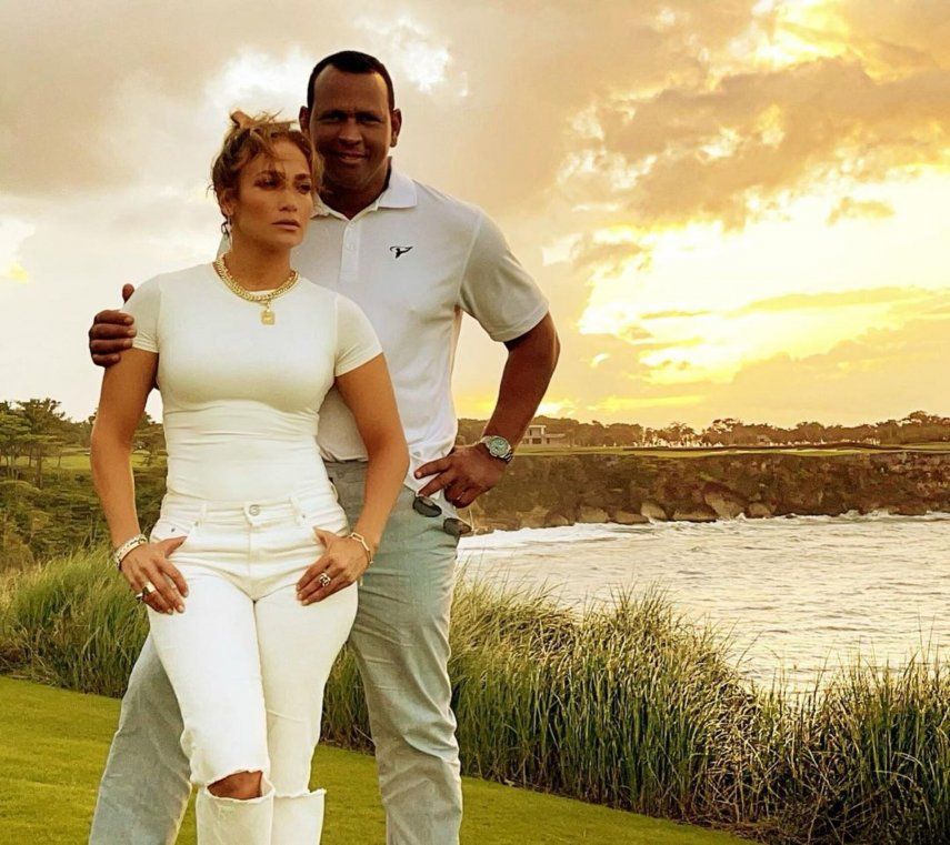 Jennifer Lopez y Alex Rodriguez