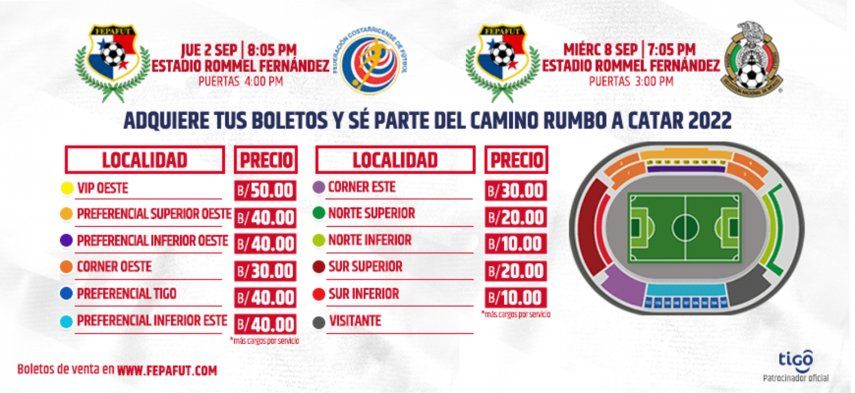 Los boletos solo serán vendidos a vacunados en el Rommel Fernández