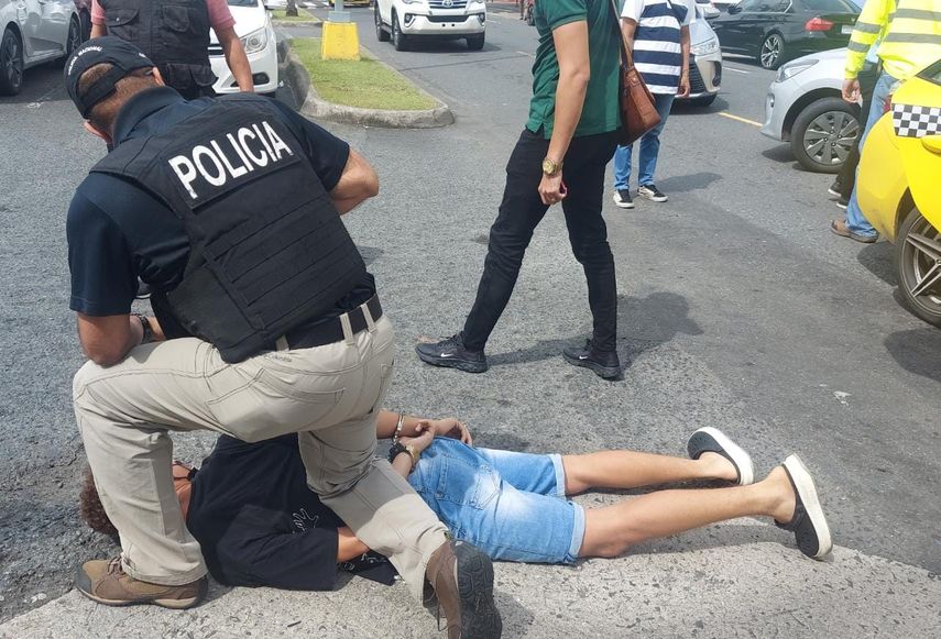 La aprehensión fue en el centro comercial de Albrook.