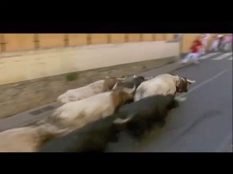 Un corneado en una pierna en el 3er encierro de San Fermín