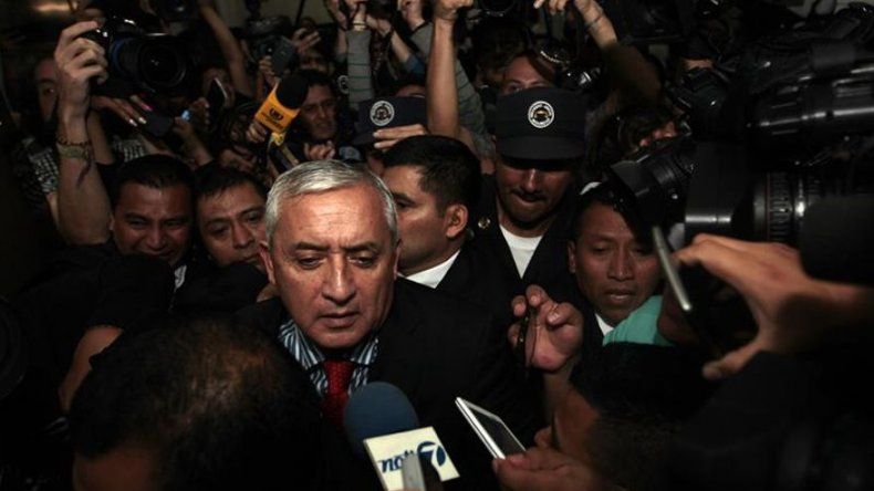 Otto Pérez Molina llega al Tribunal a enfrentar acusaciones