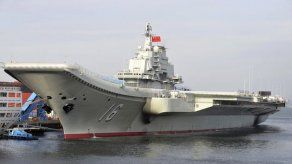 Primer portaaviones chino llega al Mar de China Meridional