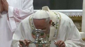 El papa Francisco celebra el Jueves Santo El papa Francisco celebra el Jueves Santo