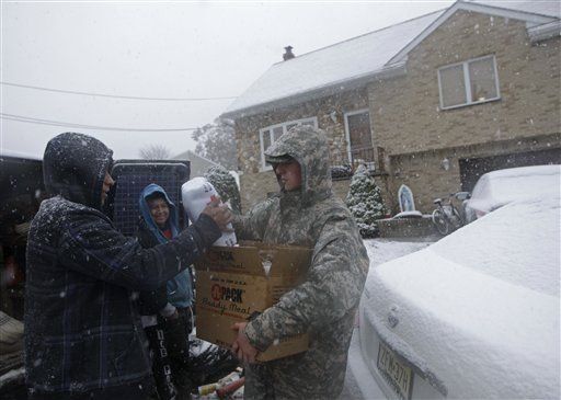 Nuevo temporal pega en zonas afectadas por Sandy