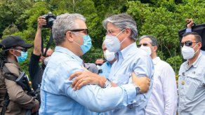 Los presidente de Colombia y Ecuador, Iván Duque y Guillermo Lasso.