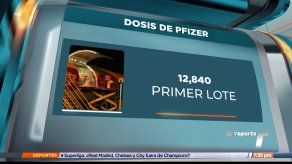 Desglose de la cantidad de vacunas entregadas por Pfizer a Panamá