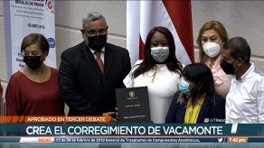 Aprueban en tercer debate creación del corregimiento de Vacamonte