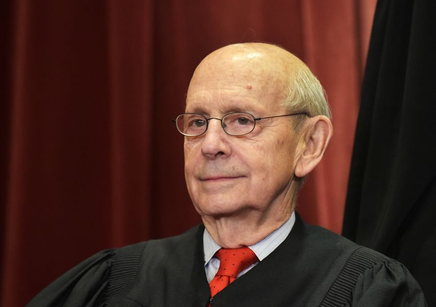 El juez progresista de la Corte Suprema de Estados Unidos Stephen Breyer.