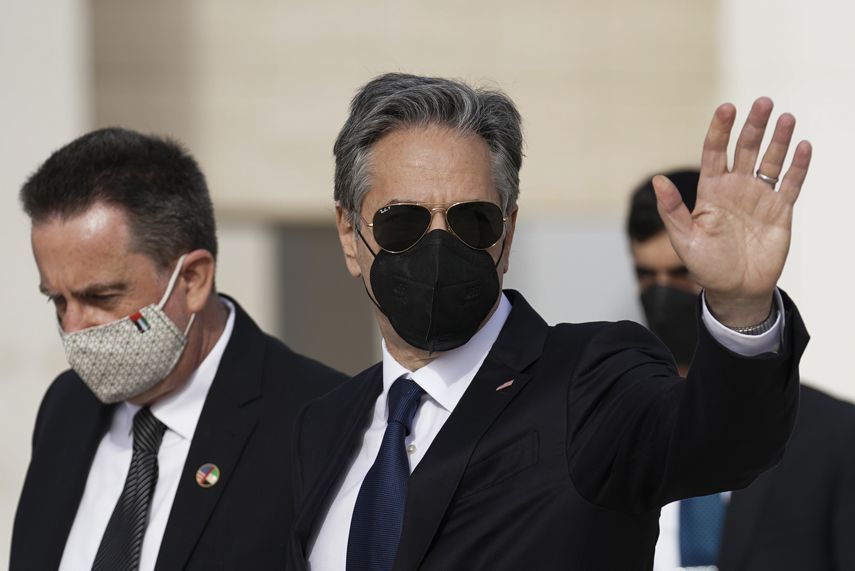 La delegación incluía a la vicepresidenta Kamala Harris