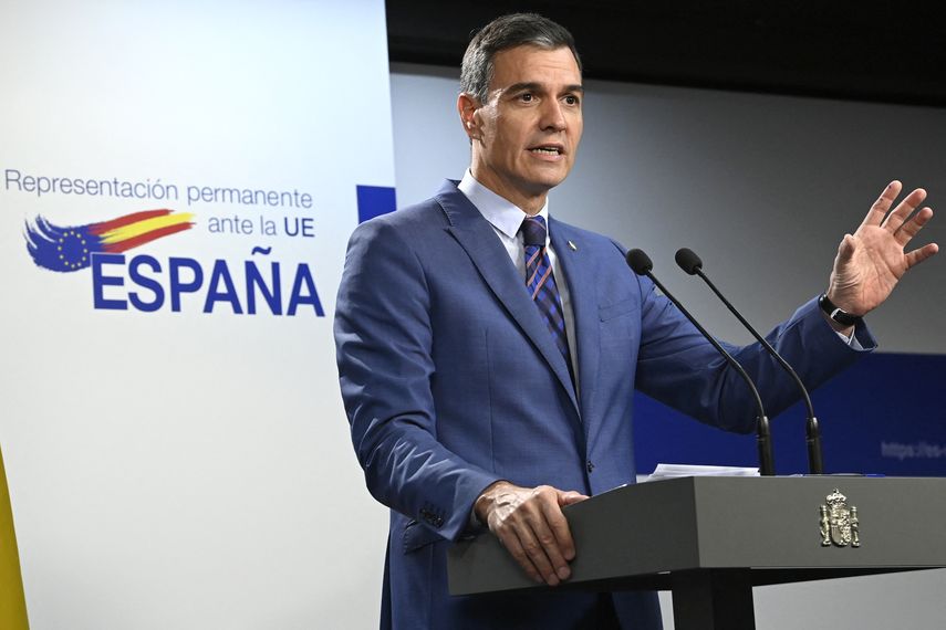 El presidente del gobierno español Pedro Sánchez.